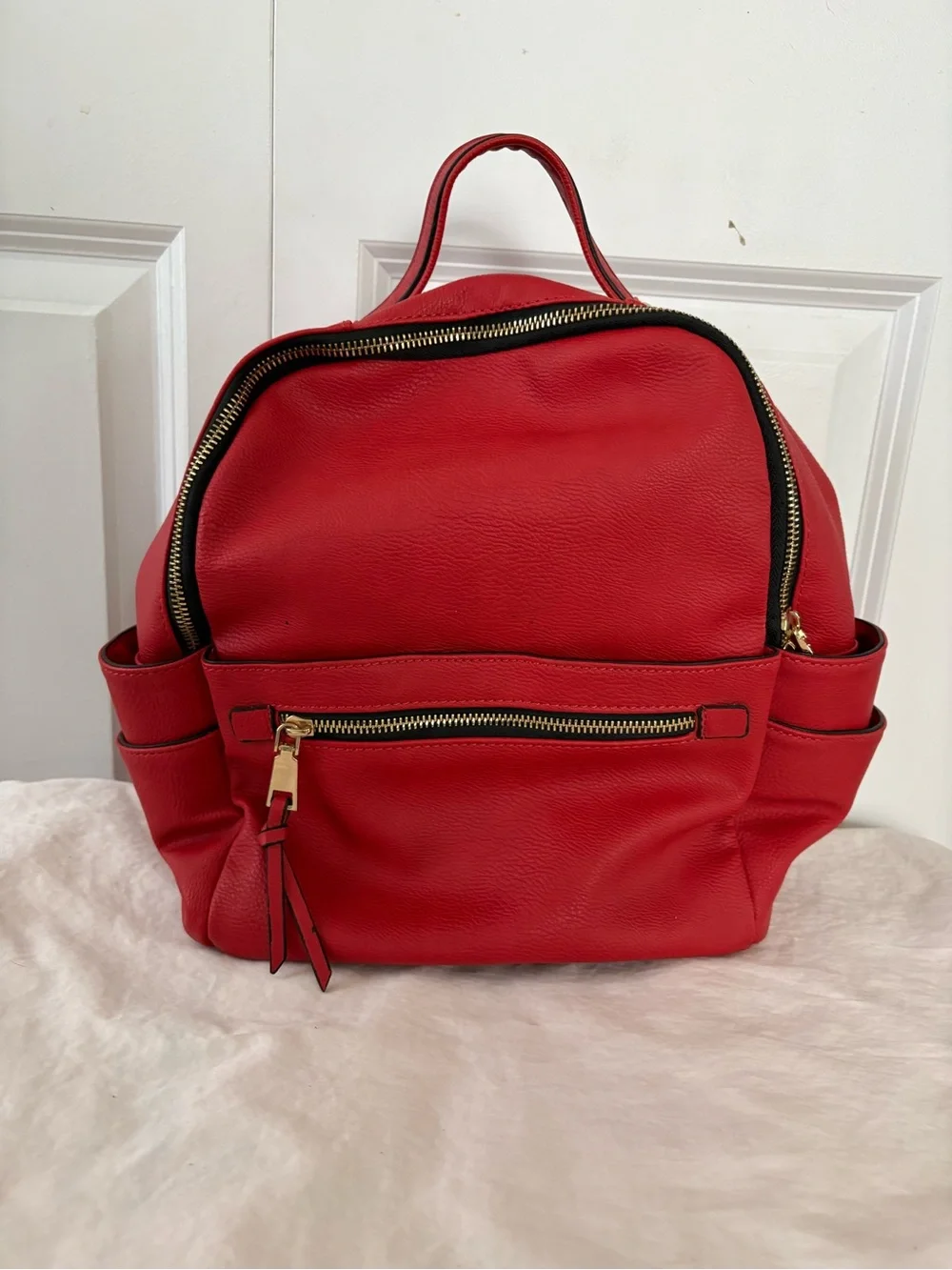 La Terre soft vegan leather backpack